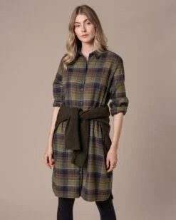 Checked Collared Shirt Dress -Celtic And Cos 205909