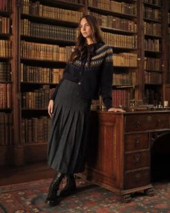 Stitch Yoke Cardigan -Celtic And Cos 206289