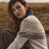 Float Stitch Yoke Donegal Sweater
