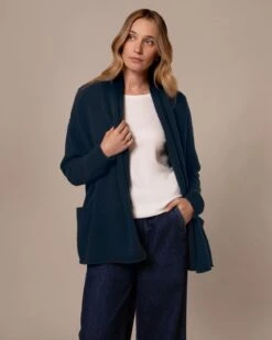 Lambswool Shawl Collar Cardigan -Celtic And Cos 206867