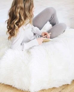 Shearling Yeti Beanbag