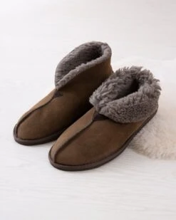 Men's Shearling Bootee Slipper