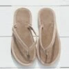 Nubuck & Suede Flip Flops
