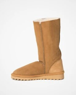 Popper Shearling Boots - Calf Height -Celtic And Cos 76918