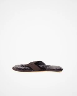 Ladies Shearling Flip Flops -Celtic And Cos 77103