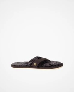 Ladies Shearling Flip Flops -Celtic And Cos 77104