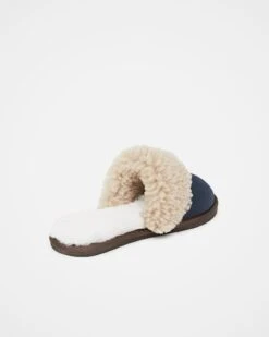 Shearling Turnback Mules -Celtic And Cos 88796