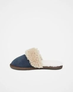 Shearling Turnback Mules -Celtic And Cos 88797