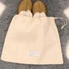 Organic Cotton Slipper Bag